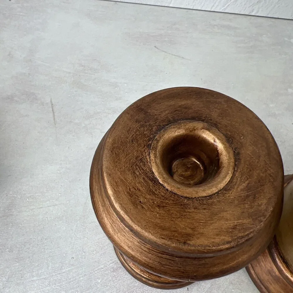 Vintage Chinese Themed Candle Holders‎ Set Of 3